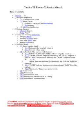 Yashica tl electro X